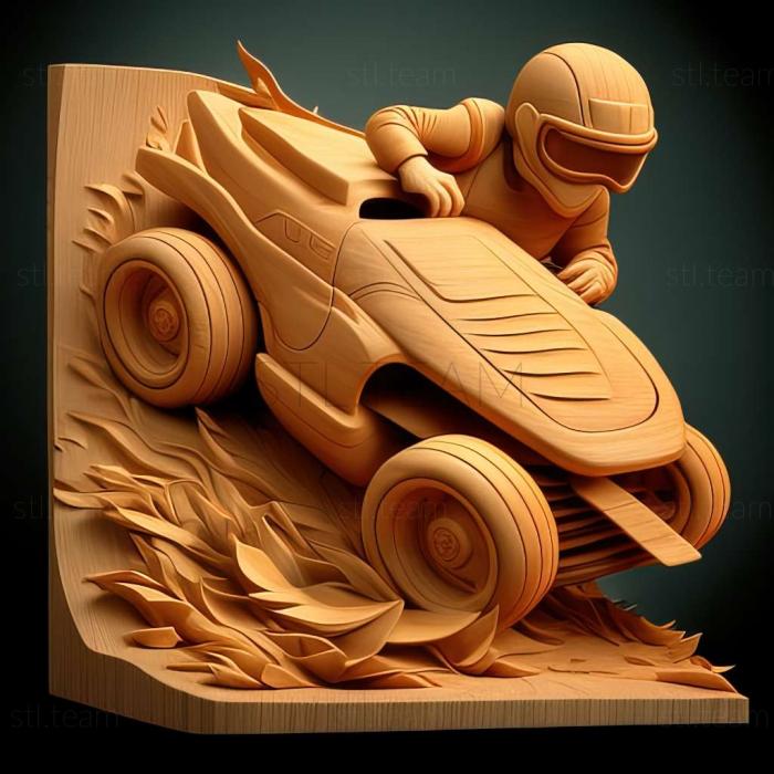 3D модель Игра Газонокосилка Racing Mania 2007 (STL)